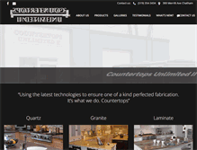 Tablet Screenshot of countertopsunlimited2.ca